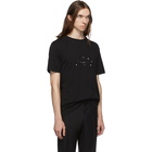 Saint Laurent Black Stars Rive Gauche Logo T-Shirt