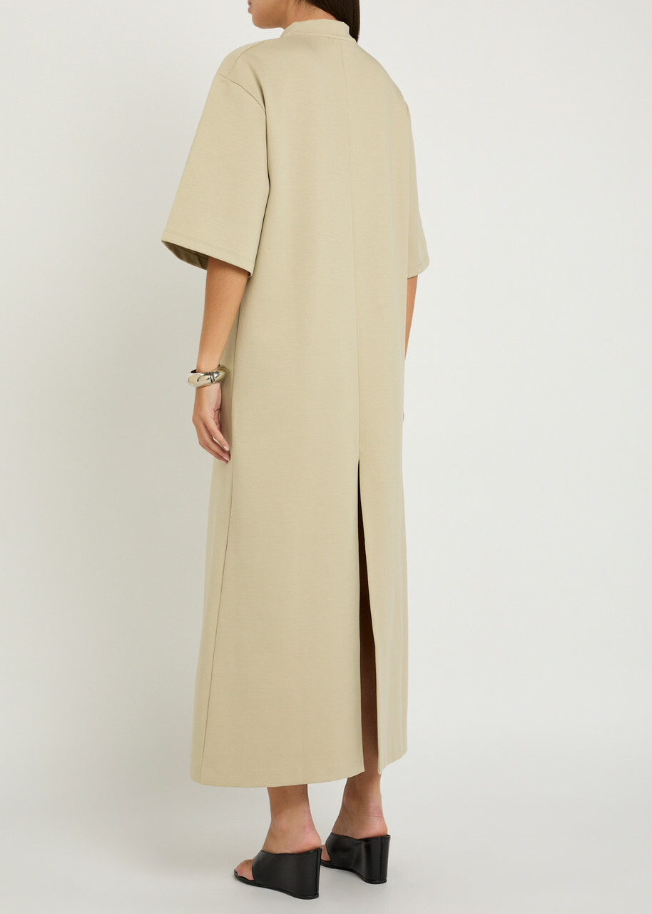 Wardrobe.nyc Cotton-blend Maxi T-shirt Dress Grey