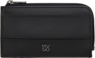 Hugo Black Stacked Logo Card Holder