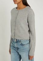 Reformation Clara Cashmere Cardigan Grey