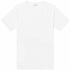 Alexander McQueen Men's Raw Harness T-Shirt in Optical White