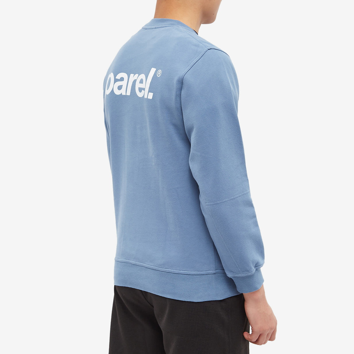 Parel Studios Men's BP Crew Neck Sweat in Faded Blue