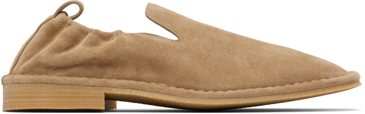 Photo: AMIRI Beige Slip On Loafers