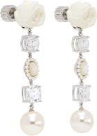 SHUSHU/TONG YVMIN Edition Paper Ball Gemstone Tassel Earrings