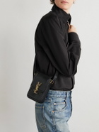 SAINT LAURENT - Solferino Mini Logo-Embellished Leather Messenger Bag