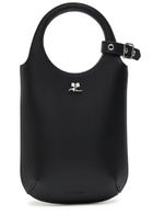 Courrèges Slim Holy Leather Bucket bag - Black - One Size