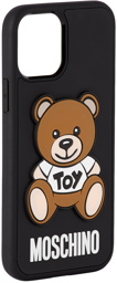 Moschino Black Teddy Bear iPhone 12 Pro Case