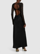 BEC + BRIDGE Nora Long Sleeve Cutout Lace Maxi Dress