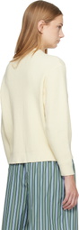 HommeGirls Off-White Waffle Knit Sweater