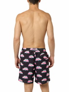 MC2 Saint Barth Man Light Fabric Swim Shorts With Cars Print | Marco Lodola Special Edition