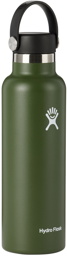 Hydro Flask Green Standard Mouth Bottle, 21 oz