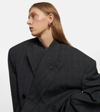 Balenciaga - Loop logo earrings