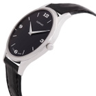 Chopard L.U.C Classic XP Black Dial White Gold Leather Mens Watch 161902-1001