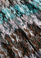 Missoni Striped Metallic-knit Trousers Multicoloured