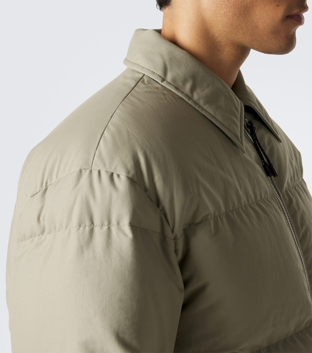 Bottega Veneta Intrecciato cotton-blend down jacket