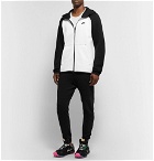 Nike - Sportswear Colour-Block Cotton-Blend Tech Fleece Zip-Up Hoodie - White