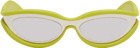 Bottega Veneta Green Hem Sunglasses