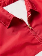 BIRDWELL - Striped Nylon Jacket - Red
