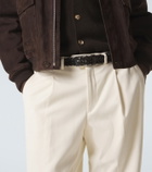 Lardini Braided leather belt