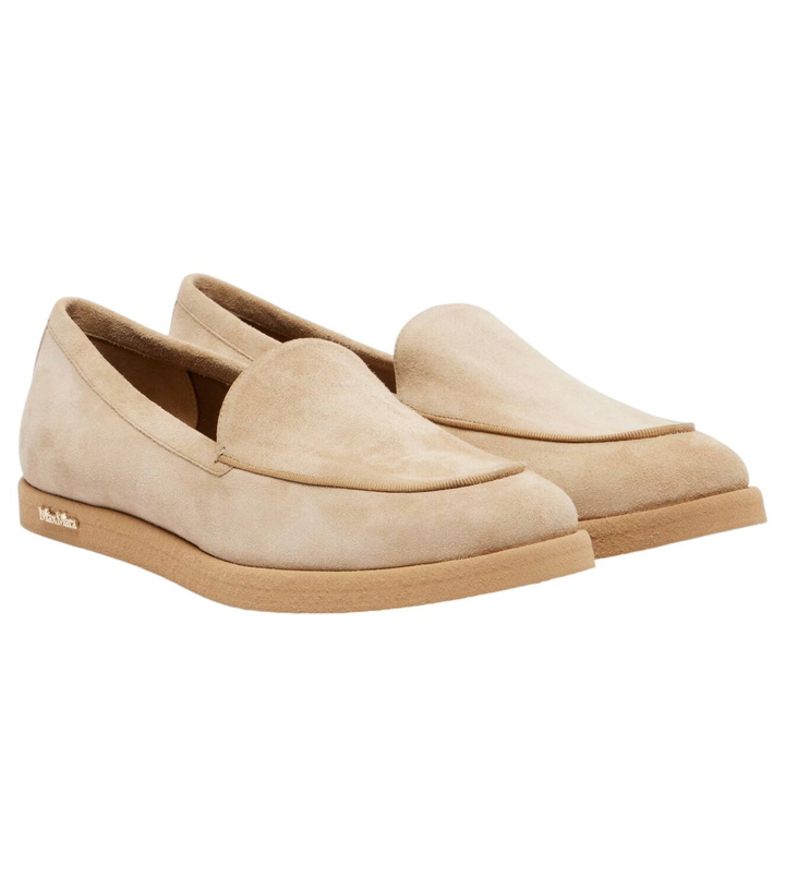 Photo: Max Mara Softymoc suede loafers