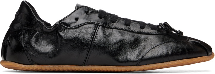 Photo: ABRA Black Ballerina Leather Sneakers