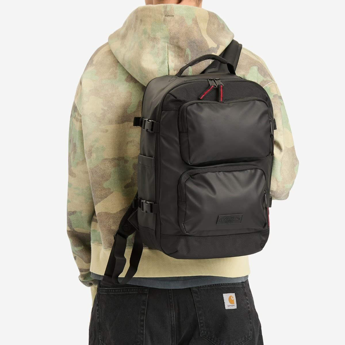 Eastpak Tecum Cabin Travel Backpack in Black 