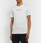 Dolce & Gabbana - Slim-Fit Logo-Embroidered Cotton-Jersey T-Shirt - White