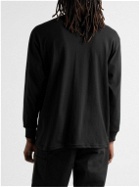 Randy's Garments - Logo-Appliquéd Cotton-Jersey T-Shirt - Black