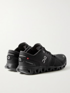 ON - Cloud Rubber-Trimmed Mesh Running Sneakers - Black