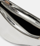 Mugler - Metallic leather shoulder bag