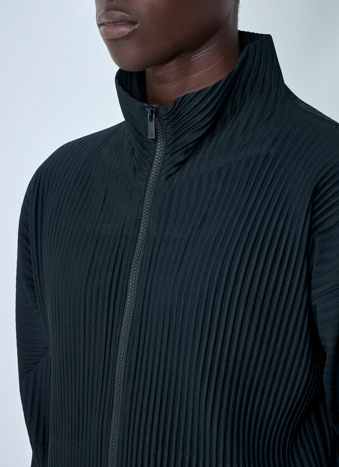 Homme Plissé Issey Miyake Pleated Zip-Up Jacket