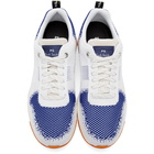 PS by Paul Smith White and Blue Rappid MS2 Sneakers