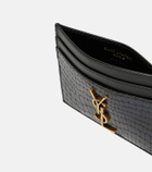 Saint Laurent - Monogram patent leather card holder