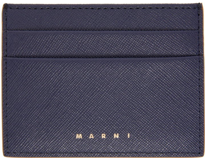 Photo: Marni Navy Leather Card Holder