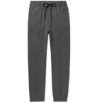 Barena - Tapered Wool-Blend Jersey Sweatpants - Dark gray