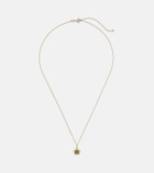 Stone and Strand Kensington 14kt gold necklace with peridot