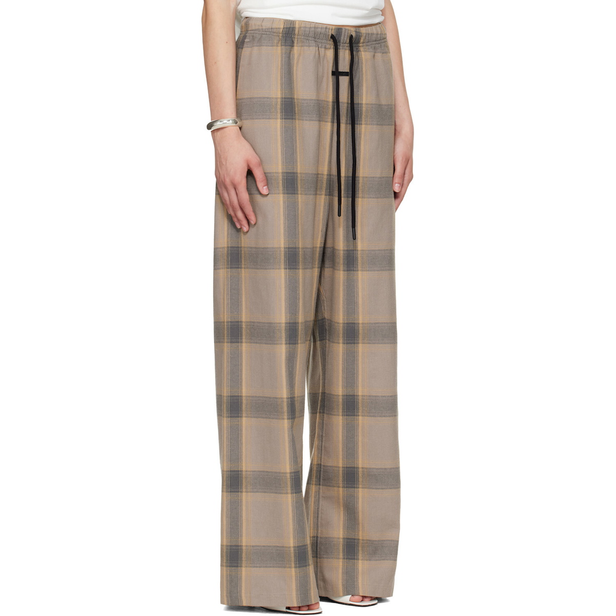 Fear of God ESSENTIALS Taupe Flannel Lounge Pants