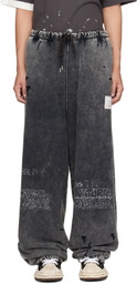 Maison MIHARA YASUHIRO Gray Distressed Sweatpants