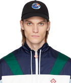 Casablanca Black Midnight Wave Patch Cap