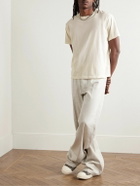 John Elliott - Folsom Distressed Cotton-Jersey T-Shirt - Neutrals