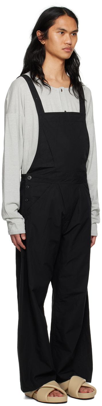 Jan-Jan Van Essche Black Dungarees#3 Overalls