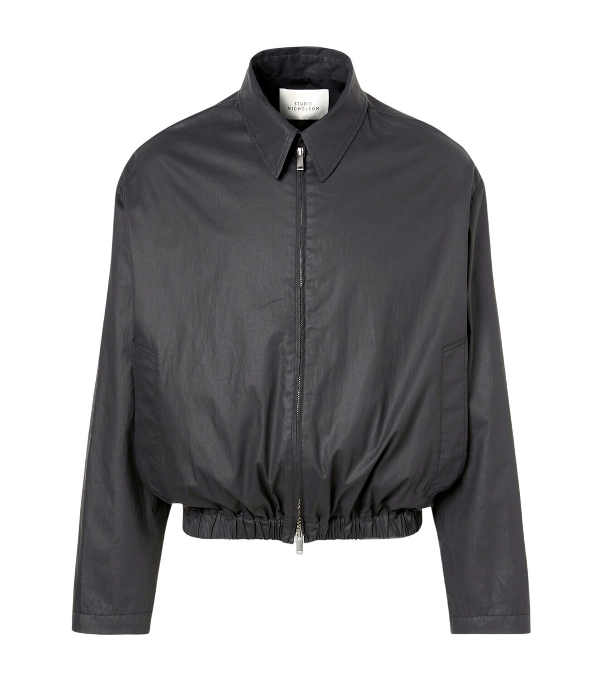 Studio Nicholson Over leather bomber jacket Studio Nicholson