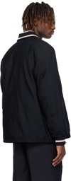 visvim Navy Hobbs Wool Down Bomber Jacket