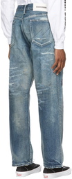 Neighborhood Indigo Scratch Savage Basic/C-PT Jeans