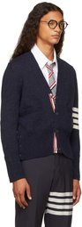 Thom Browne Navy Classic 4-Bar Cardigan