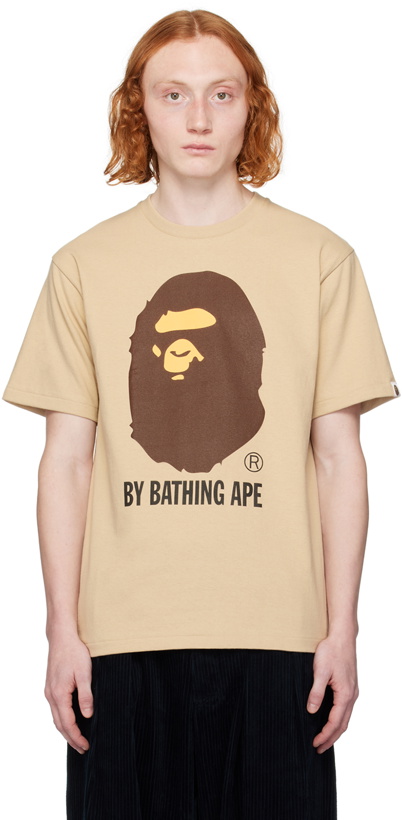 Photo: BAPE Beige 'By Bathing Ape' T-Shirt
