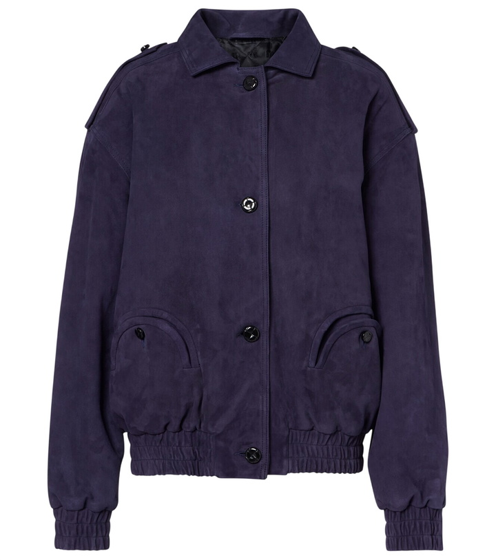 Photo: Blazé Milano Viva Charlie suede bomber jacket