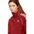 adidas Originals Red SST Adicolor Windbreaker Track Jacket