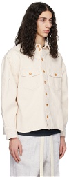 Recto Off-White Oversized Jacket