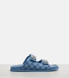 Gucci GG denim sandals